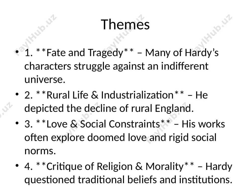 thomas hardy: his literary creativity - Page 4