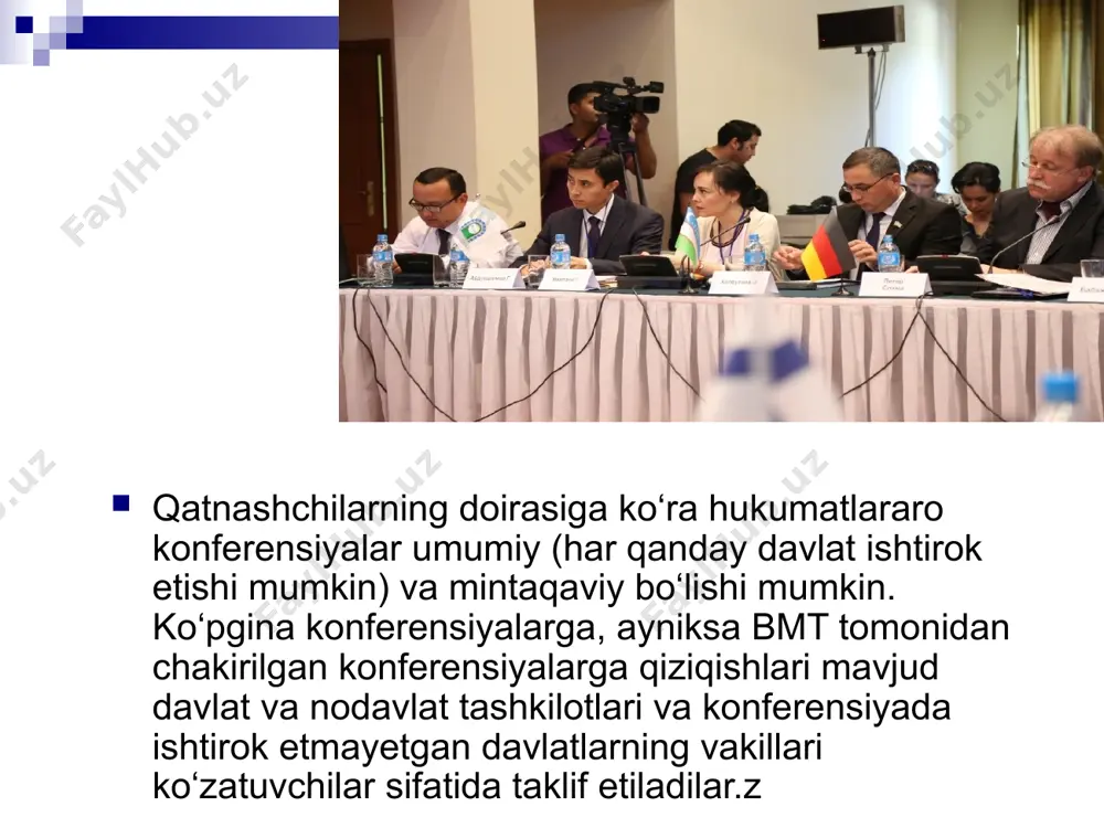 xalqaro konferensiyalar va xalqaro tashkilotlar - Page 5