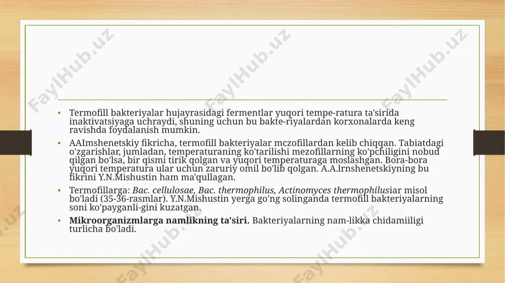 mikroorganizmlarning tuproqdagi ekologik ahamiyati - Page 5