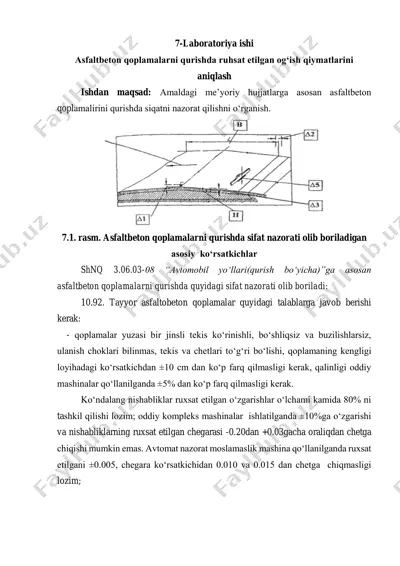 asfaltbeton laboratoriya ishi — PDF