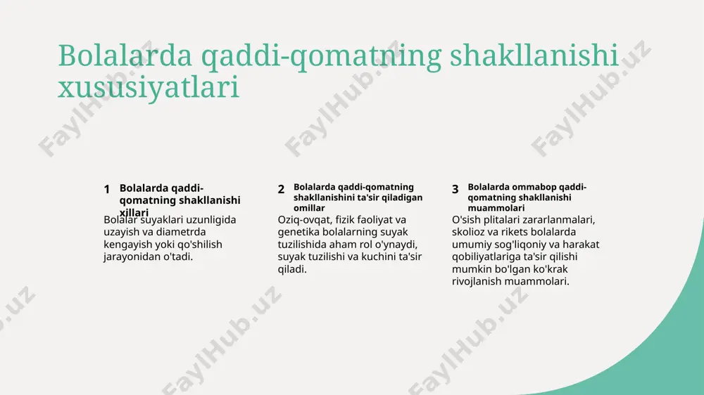 ar qaynash turlari suyak qaynag'i uchta asosiy turi bor kas qurilishi bo'yicha xavotirlar suyak hücrelarining xavfsizligi, masalan, suyak distrofiyasi va miasteniyagravis kabi, kuchsizlik, yorgunlik va harakatni buzishga olib kelishi mumkin. genetik xavfsizliklar bilan bog'liq qaddi-qomatning anomaliyalari osteogenesis imperfecta (oi) oi genetik xavfsizlikdir, uni xarakterizatsiya qiladigan qattiq suyaklar, ko'p borib tushishi mumkin, tez-tez kollejenni ishlab chiqarishda xato tufayli yuzaga keladi. achondroplasia bu genetik kasallik qaddi-qomatning qisqarishi bilan natijalanadi, qisqarilgan uzunlikdagi uzunliklar, noqulay katta bosh va ko'zga tez-tez ko'rinadigan oldinga ega. marfan sindromi marfan sindromiga ega bo'lgan insonlar odatda uzun bo'yligi, uzun qo'llari va bog'liq tuzilishni ta'sir qiladigan genetik mutatsiya tufayli o'zaro bog'liq tuzilishning o'zgarmasini ko'rs ko'p qo'llanmali epifiz displaziya (kqed) med uzun suyaklarda o'sish plitalariga ta'sir qiladigan genetik bir kasallikdir, uni natijasida, o'sish, qattiqlik va noqulay suyak rivojlanishiga olib keladi. organizmda qaddi-qomatning qayta tuzilishi jarayoni suyak resorbsiyasi bu jarayonda, osteoklastlar deyiladigan maxsus xillar eski yoki zarar ko'rgan suyak tuzilmasini buzish orqali …