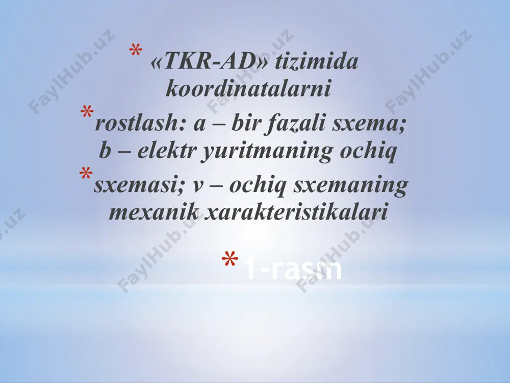 tiristorlik uchlanish rostlagichi - asinxron motor tizimi - Page 5