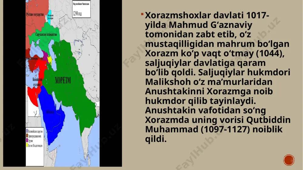 xorazmshohlar (anushteginiylar) davlati - Page 4