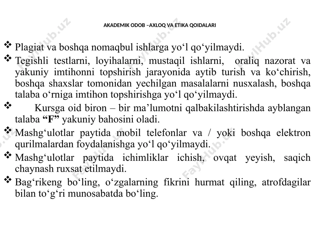 ; turli shakl va metodlarga asoslangan sinov topshiriqlari (savol, topshiriq, masala, misol, mashq, test), baholash mezonlarini ishlab chiqish; nazorat ishlarini tashkil etishga ijodiy yondashish. zamonaviy boshlang'ich ta'lim o'qituvchi (pedagog)da quyidagi muloqotga kirishuvchanlik (kommunikativ malakalar) namoyon bo'lishi zarur: o'quvchilar, ota-onalar, ta'lim muassasasi rahbariyati, hamkasblar bilan muloqotda turli shakl, metodlardan foydalanish; pedagogik amaliyotning barcha ishtirokchilari bilan amaliy, ishchanlik yoki shaxsiy munosabat o'rnatish; o'quvchilarga ma'lumotlarni etkazishning samarali yo'l va vositalarini topish; topshiriqlar yuzasidan o'quvchining javobi yoki shaxsiy fikrlarini tinglay bilish; pedagogik jarayonlarda yuzaga keladigan nizolarning oldini olish, bartaraf etish yoki rivojlantirish; jamoa va turli bosqichdagi o'quvchilar o'rtasida o'zaro munosabatlarni mustahkamlash; jamoada sog'lom raqobatga asoslangan muhitni qaror toptirish; o'quvchilarning faoliyatlarini rag'batlantirish; o'quvchi javobidagi xato yoki xatti-harakatidagi kamchiliklarga munosabat bildirish; o'quvchilar bilan ta'limiy hamkorlikka erishish. /docprops/thumbnail.jpeg