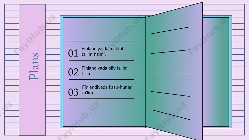 rini muhim darajada bajaradilar, chunki ularning tajribasi va malakalari ta'limni sifatini belgilaydi. innovatsion yondashuvlar, masalan, loyiha asosidagi o'qitish va o'z-o'zini boshqarish, o'quvchilarning ijodiy fikrlash qobiliyatini rivojlantirishga yordam beradi. bepul ta'lim o'qituvchilarning past maoshi yangi texnologiyalarning joriy etilishi dunyo ta'lim tizimida raqobat finlandiya ta'lim tizimining eng muhim afzalliklaridan biri uning bepul ta'lim taklifi. har qanday darajadagi ta'lim davlat tomonidan moliyalashtiriladi, bu esa barcha uchun teng imkoniyatlar yaratadi va ta'lim sifatini oshiradi. ta'lim tizimining kamchiliklari orasida o'qituvchilarning past maoshi ko'rsatiladi. bu, o'z navbatida, malakali o'qituvchilarni jalb qilishda qiyinchiliklar tug'dirishi mumkin, bu esa o'quv jarayoniga salbiy ta'sir ko'rsatadi. yangi texnologiyalarning ta'lim jarayoniga joriy etilishi, ta'lim sifatini oshirish va talabalarning o'qish jarayonini yanada qiziqarli qilish imkoniyatini beradi. bu, shuningdek, o'qituvchilarning innovatsion metodlarni qo'llashiga yordam beradi. dunyo ta'lim tizimida raqobat kuchaymoqda, bu esa finlandiya ta'lim tizimining global miqyosda o'z o'rnini saqlab qolishiga tahdid solishi mumkin. raqobatchilar yangi metodlarni tezda joriy etib, ta'lim sifatini oshirishga harakat …