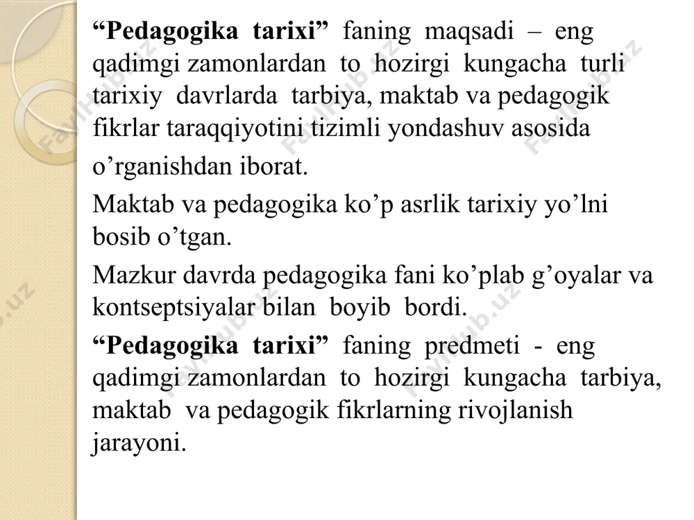 at yaratishi) tushuniladi. xalq pedagogikasining didaktik imkoniyatlari deganda xalq ommasining yoshlarga bilimlar va amaliy ko’nikmalar berish, ularni ijodiy ishlash uslublari bilan qurollantirish, dunyoqarashlarini o’stirish va axloqiy nafosat g’oyalarini egallashlarida qo’llab kelgan empirik pedagogik tajribasini zamonaviy milliy maktab o’qitish jarayonida qo’llash uchun qulayligi tushuniladi. masalan, milliy amaliy san’atga o’rgatishning xalq orasida tarkib topgan uslubiyotini xalq pedagogikasining didaktik imkoniyatlari doirasiga kiritish mumkin. xususan, ganch va yog’och o’ymakorligi, zardo’zlik, musiqa asboblari yasash, kulolchilik va boshqa ko’plab amaliy san’at turlarini egallashning xalq ustalari va chevarlari tomonidan tajribada yaratilgan o’z usullari, uslub va vositalari mavjud. ulardan milliy maktabdagi mehnat ta’limi darslarlda yoki to’garak mashg’ulotlarida o’quvchilarga bilimlar va amaliy ko’nikmalar berishda foydalanish mumkin. o’zbek xalq poetik ijodida bolalarni oilada va bola yashab turgan muhitda insoniy fazilatlarni tarbiyalashning juda uzoq zamonlardan beri davom etib kelayotgan o’ziga xos xilma-xil metod va vositalari mavjud ekanligi ko’rinadi. yuqorida aytib ’tilganidek, xalq ijodi ham shu orqali xalq pedagogikasida qo’llaniladigan: tushuntirish, namuna …