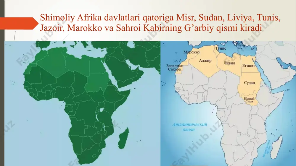 hqon oilasidan chiqqan axmed arabi qo’mondonlik qilar edi. inglizlar arabini butun umrga seylon orollariga surgun qilishdi va davlat tepasiga o’zlarining ishonchi odamlarini tayinlashdi. g’alabadan ruhlangan ingliz qo’shini keyingi safarini sharqiy sudan, efiopiya undan so’ng esa janub tomon yo’l olishdi ingliz qo’shini uchun eng katta qiyinchilik tug’dirgan davlat bu sudan bo’ldi, chunki 1885 – yil mexdi boshchilik qilgan afrikaliklar, xartum shaxrini bosib olgan angliya qo’shiniga qaqshatqich zarba berdi va ularni shahardan quvib chiqardi. faqatgina 1898 – yilga kelib italiya qo’shinlari ishtirokida ingliz qo’shinlari sudanni to’liqligicha egallab olishga muvaffaq bo’ldi sudanni bosib olinishga bo’lgan urinishlar afrikaning yevropa koloniyachilari tomonidan egllanilishiga sabab bo’luvchi asosiy sabablar quyidagilar: yirik olmos konlari mavjudligi (dunyoda ikkinchi o’rinda) afrika dunyoda otin zaxirasi bo'yicha birinchi o'rinni egllashi xrom, temir, marganes, uran, mis, qalayi, kobalt, oltin, platina, asbest, sludaning zaxiralari ulkanligi barcha turdagi sitrus, tropic va kamyob meva hamda sabzavot yetishtirilishi o’zlashtirilmagan yerlarning ko’pligi shunga qaramay iqtisodiy rivojlanmaganligi shimoliy afrika …