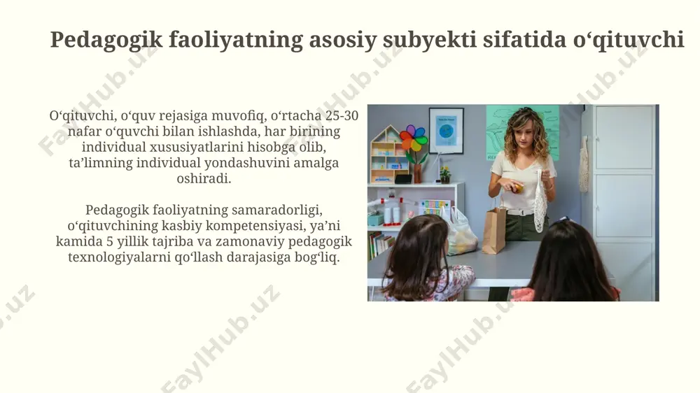 o‘qituvchi pedagogik faoliyat sub'ekti - Page 4