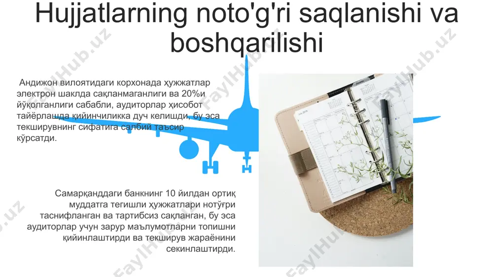 auditni rejalashtirishdagi muammolar va kamchiliklar - Page 5