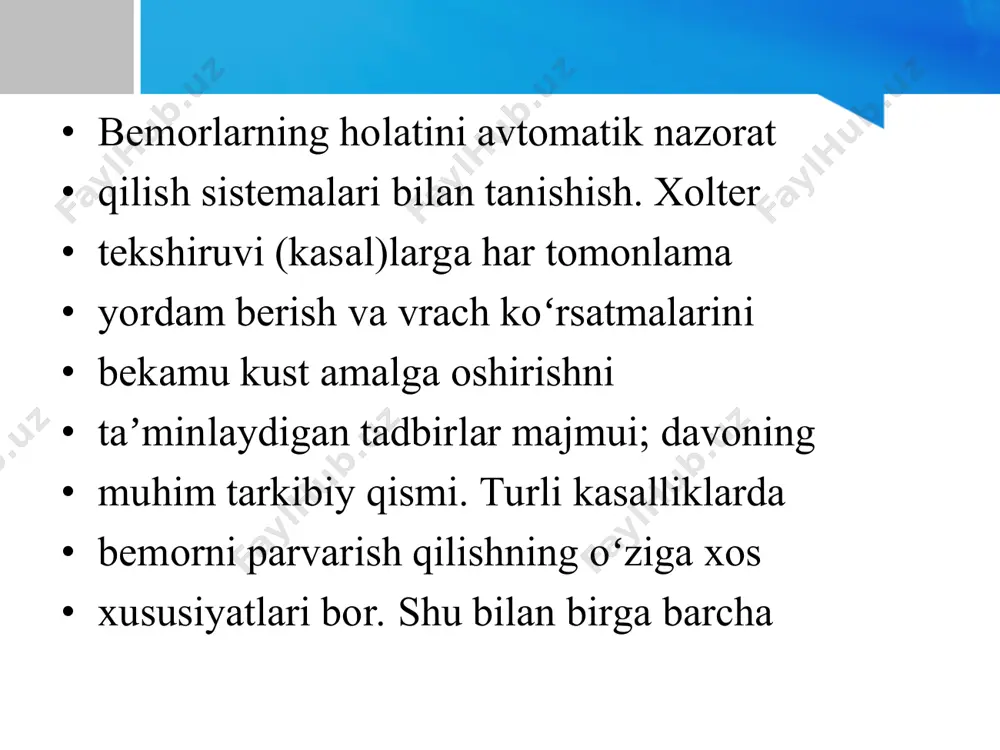 bemorlarning holatini avtomatik nazorat qilish sistemalari - Page 2