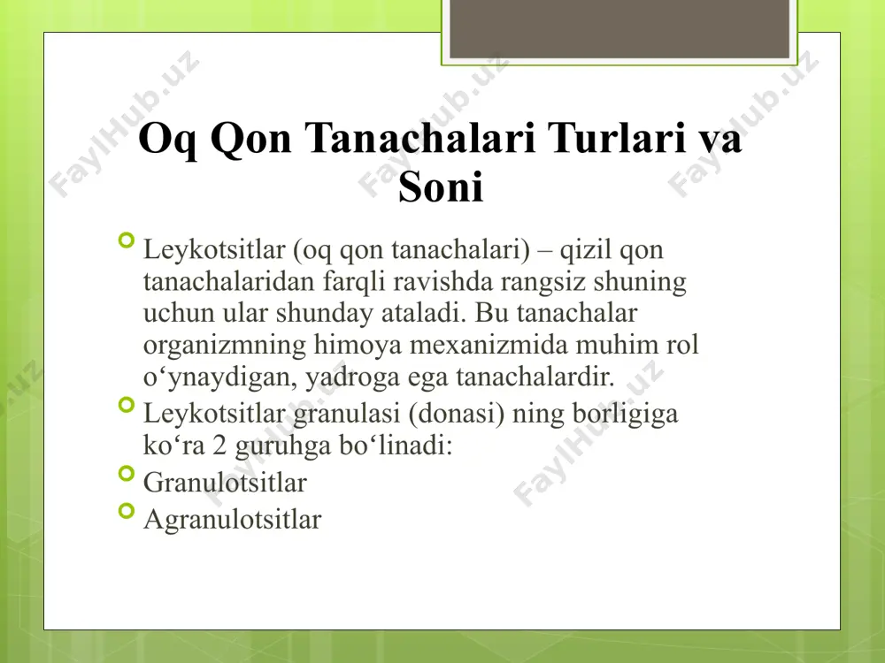 oq qon tanachalari - Page 3
