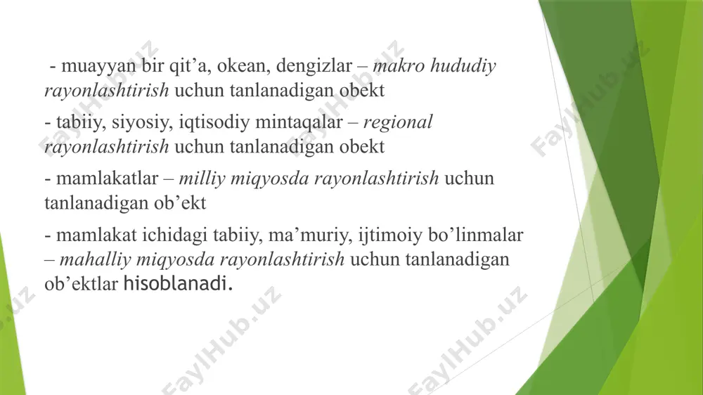 tabiiy gеоgrafik rayоnlashtirish muammolari - Page 5