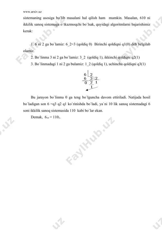 sanoq sistemalari - Page 5