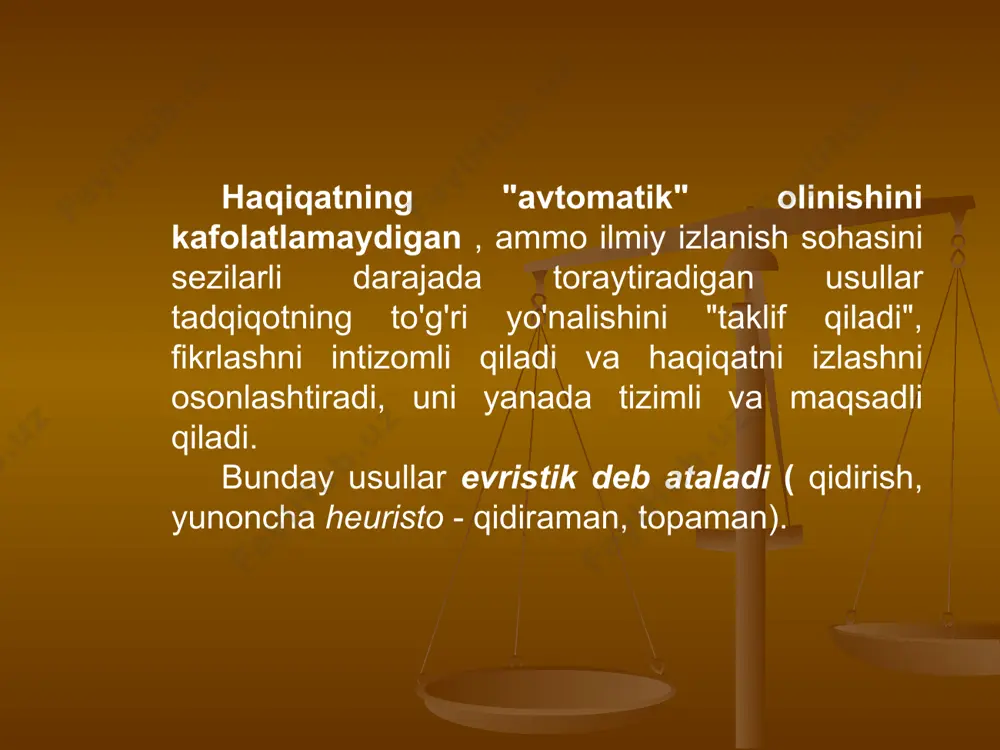 gmalarning o'zgarishi tabiatan mutlaqo oqilona emas, bir tomondan, yangi paradigmani tasdiqlashga oldingi paradigma tarafdorlari qarshi, boshqa tomondan, bir vaqtning o'zida bir nechta raqobatdosh paradigmalar shakllanishi mumkin. yangi paradigmani qabul qilib, ilmiy hamjamiyat yana rivojlanishga - "normal fan" bosqichiga kiradi. fan dinamikasi va uning xusususiyati i.lakatos (1922-1974) t.kun kontseptsiyasini tanqid qilgan . uning kontseptsiyasi tadqiqot dasturlari metodologiyasi – ilmiy bilimlarning o‘sishini tadqiqot dasturlari o‘rtasidagi raqobat natijasida izohlaydi. "tadqiqot dasturi" tushunchasi t.kunning "paradigma" kontseptsiyasiga o'xshash funktsiyalarni bajaradi. shu bilan birga, ushbu kontseptsiya t. kuna kam rivojlangan. fan dinamikasi va uning xusususiyati birinchidan , nipning tarkibiy qismlari batafsilroq ko'rib chiqiladi: 1. dastur tarafdorlari uchun inkor etilmaydigan boshlang'ich nuqtalarni o'z ichiga olgan "qattiq yadro" . 2. "salbiy evristika" - bu dastur yadrosining "himoya kamari" bo'lib, yordamchi farazlar va taxminlardan iborat bo'lib, "qattiq yadro" va kuzatilgan anomal faktlar o'rtasidagi ziddiyatlarni "olib tashlash" imkonini beradi. 3. "ijobiy evristika" - "qaysi yo'llardan borish kerakligini va ularga qanday …