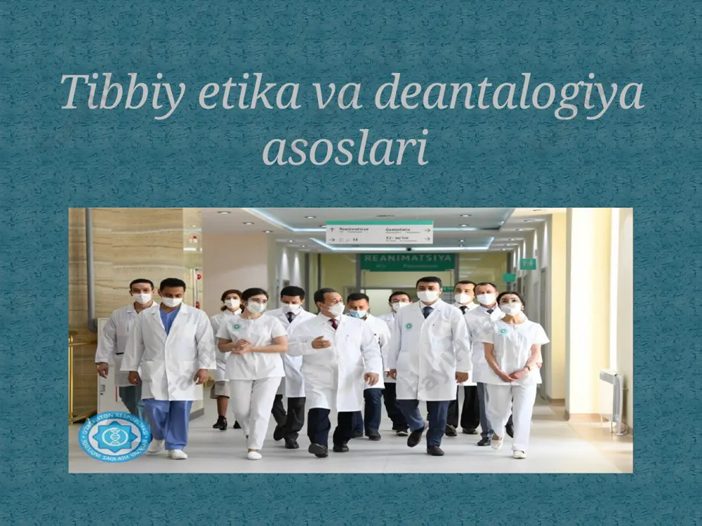 - bo'lim boshlig'i. bun yerda quyidagi tekshiruvlar amalga oshiriladi: tana harorati, pul’s, arterial qon bosimini o’lchash, qon guruhi, rezus-faktor, gemoglobi­n, gematokritni aniqlash. qon ketish, ichak tutilishi, travmatik shikastlanishlarda shoshilinch operatsiyaga kam vaqt qolgan bo’lsa maxsus tekshiruvlar o’tkazmaydi .klinikaga tashqi qon ketish bilan tushgan bemorlar qabul bo’limidayoq qon ketishini to’xtatishga qaratilgan muolajalar o’tkazilishi lozim (jgut yoki steril bosib turuvchi bog’lam qo’yish). bemor qabul bo’limiga kelganda pedikulyozga qarshi to’liq va qisman sanitar tozalash o’tkaziladi. katta tibbiyot hamshirasi ma'muriy va iqtisodiy masalalar bo’yicha kasalxonaning (poliklinika) bo’lim boshliqiga yordam bеradi, patronaj hamshiralari va hamshiralar ishini tashkil qiladi va nazorat qiladi.kasalxonadagi tibbiy hamshira bеmorlarga tibbiy tayinlashni amalga oshiradi, bеmorning ahvolini nazorat qiladi, ularga g’amxo’rlik qiladi va ularning ovqatlanishini tashkil qiladi. muolaja hamshirasi tibbiy tavsiyalarni (vеna ichiga yuborish va inеktsiyalarni) amalga oshiradi, faqatgina shifokorning bajarishi mumkin bo’lgan manipulyatsiyani amalga oshirishga yordam bеradi, biokimyoviy tekshiruvlar uchun vеnadan qonolishni amalga oshiradi. e’tiboringiz uchun raxmat “kasblar ichida eng oliyjanobi …