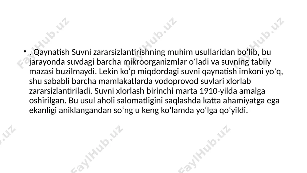 suvni zararsizlantirish usullari - Page 4