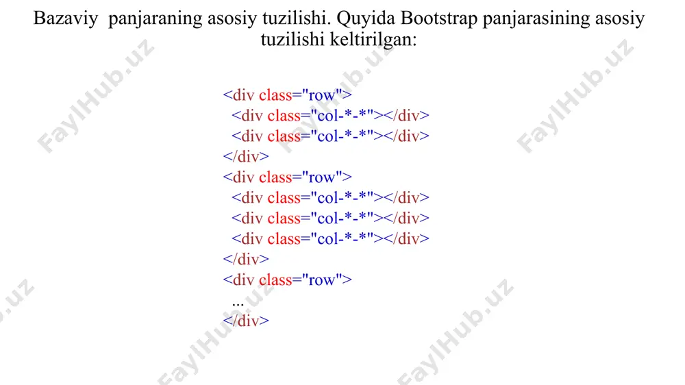 bootstrap gridtizimi - Page 3