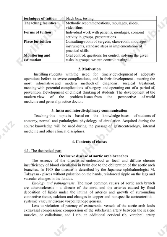 he inclusion of extracranial collateral. the rapid development of occlusion of extracranial arteries associated with acceding acute thrombosis, leading to severe ischemia and softening of certain parts of the brain ischemic stroke. clinic. the clinical picture consists of signs of insufficient blood supply to the brain, eyes, and upper extremities. there are several stages of chronic cerebral insufficiency: 1. the stage of initial manifestations - is developing in the form of focal neurologic deficits. 2. stage of subcompensation – transient ischemic "attacks." 3. step of decompensation - "small stroke" 4. stage - stroke. noted the variety of symptoms caused by cerebral, cochleovestibular, stem, cerebellar disorders. patients often complain of headaches, dizziness, ringing in the ears, memory loss, short bouts of loss of consciousness, staggering when walking, double vision. they can be observed retardation, decreased intelligence, dysarthria, aphasia, dysphonia, weakness of convergence, ptosis, nystagmus, changes in motor coordination, sensitivity disorders, mono- …