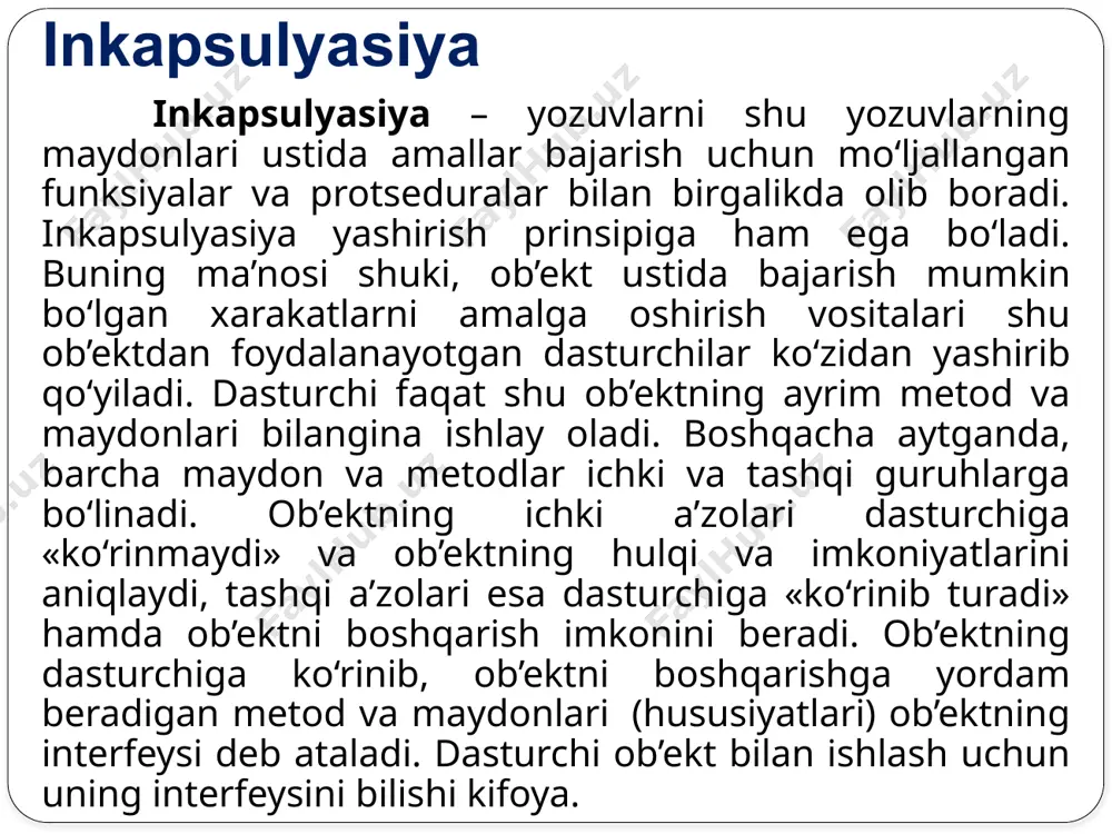 ob’ektgayo‘naltirilgandasturlash - Page 5