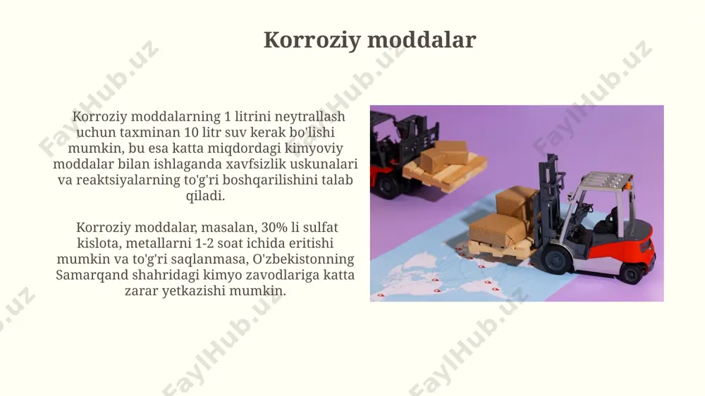 ishlab chiqarishda xavfli yuklarning xavfsizligini ta'minlash - Page 5