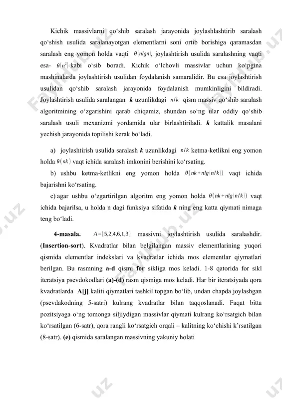 selection sort tartiblash algoritmi - Page 5