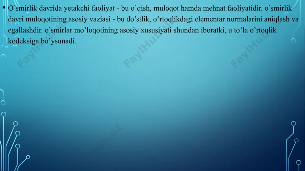 o'smirlar psixologiyasi - Page 5