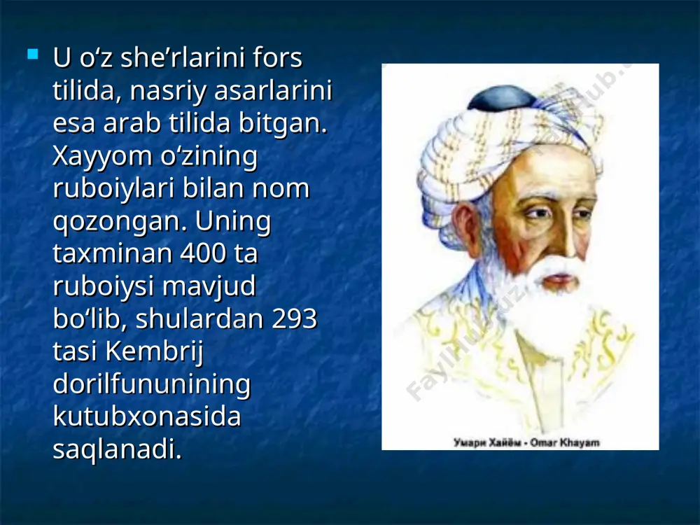 umar xayyomning pedagogik qarashlari - Page 4