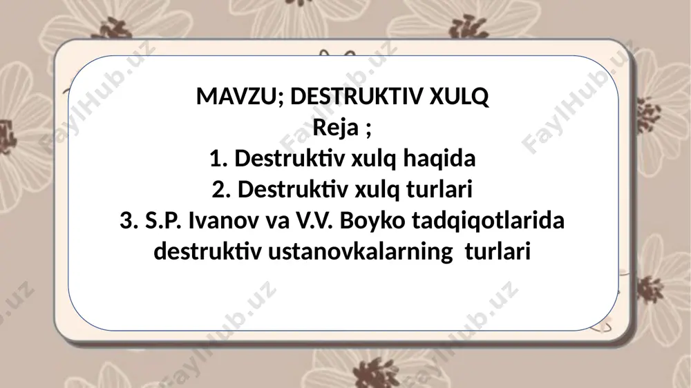 destruktiv xulq - Page 2