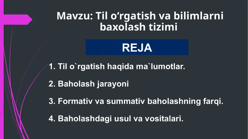 og‘laydi. binobarin, til o‘rgatish ruhshunosligining yirik mutaxassisi, professor boris vasilyevich belyayevning „chet tilda tafakkumi shakllantirish“ga doir ilmiy mulohazasi1 nomaqbuldir, zero, turli tilda ifodalangan fikr uyg‘unligi kuzatiladi ikkinchi til haqida so‘z yuritilganda, unga boshqa millat vakillaridan iborat qardoshlar, qo‘shnilar tili sifatida qaraladi. ma’lumki, til kishilarning bir-birlarini yaqindan bilishlari, hurm at-e’zozlashlari, do‘stlashishlarida tengi yo‘q omil, bebaho vositadir. o‘rta va oliy o‘quv yurtlarida boshqa tillarda ta’lim oluvchilar uchun ikkinchi til tushunchasi o‘zbek tili demakdir. chet til — bu xorijiy mamlakat tili. respublikamizda g ‘arbiy yevropa (ingliz, ispan, nemis, fransuz) tillari va sharq (arab, turk, urdu, fors, xitoy, hind) tillari o‘qitilmoqda. ular ta’lim muassasalarining o‘quv rejalaridan o‘rin olgan. uchala tilni o‘qitish jarayoni turlicha kechadi: birinchidan, ona tilida tafakkur shakllanadi, o‘zga tillami o‘rganish ulardagi fonetika, leksika va grammatikaga xos xususiyatlami his etish bilan bog‘liqdir; ikkinchidan, o ‘rganish tartibi ona tilidan boshlanib, undan keyin ikkinchi til va, nihoyat, chet tilga o‘tiladi; uchinchidan, ona tili va ikkinchi …