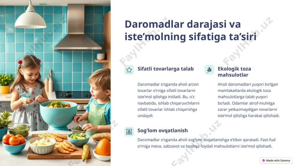aholi daromadlarining o‘sishi va iste’mol o‘rtasidagi bog‘liqlik - Page 5