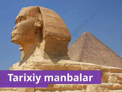 tarixiy manbalar — PPTX