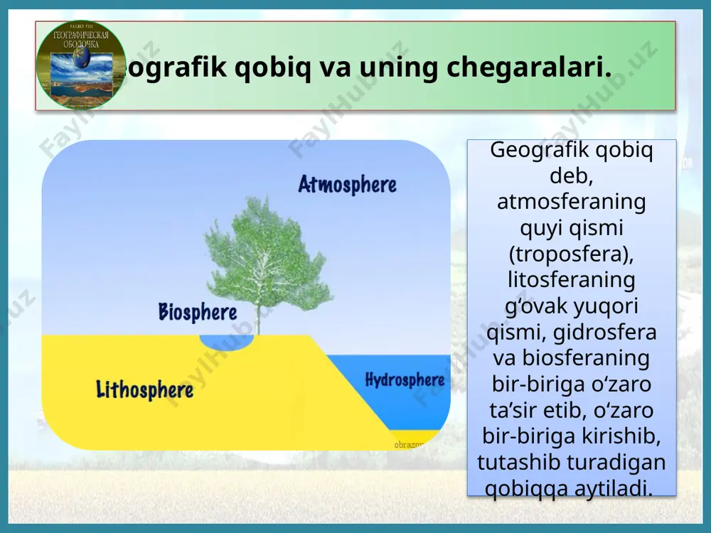 geografik qobiqningchegaralari va xususiyatlari - Page 3
