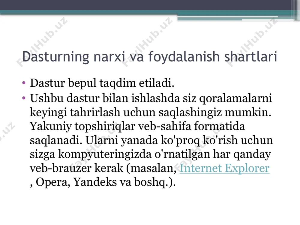 sturning ishchi oynasi ochiladi. ism maydoniga topshiriq yoki test uchun sarlavha kiriting. chapdagi ustunga elementlarning belgilangan ro'yxatini va o'ngdagi ustunga aralashtirilishi mumkin bo'lgan elementlarni kiriting, ulardan belgilangan ro'yxat elementlariga moslik amalga oshiriladi (6.3-rasmga qarang). ob'ektlar to'g'ri tartibda kiritilgan. sahifa yuklanganda ular avtomatik ravishda aralashtiriladi. создание задания(jmatch) ketma-ketlikni tiklash(jmix) ushbu turdagi topshiriqlar lingvistik o'qituvchilar uchun eng qulaydir, ammo siz tabiatshunoslik fanlari uchun qiziqarli mashqlarni taklif qilishingiz mumkin. masalan, matematikadagi teoremalarning qat'iy formulalari, kimyo yoki fizikadagi ta'riflar. mashq materiallari so'zlar va jumlalar bo'lishi mumkin. har bir so'z yoki jumla uchun alohida vazifa tuziladi. vazifaning ma'nosi - so'zlarni jumla uchun to'g'ri tartibda, so'z uchun esa harflar yoki heceleri to'g'ri tartibda joylashtirish. создание задания(jmix) кроссворд (jcross) jcross mashqlari krossvordlarni tezda tuzish uchun mo'ljallangan. qo'shimcha funktsiyalar hot potatoes mashqlarga matnni kiritish mashqlarga rasmlarni kiritish sinov elementlariga tovushlar va ommaviy axborot vositalarini kiritish qo'shimcha funktsiyalar hot potatoes sinov ma'lumotlaridagi boshqa fayllarga havolalarni kiritish arxiv yaratish scorm …
