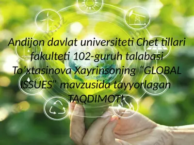 save the earth! — PPTX