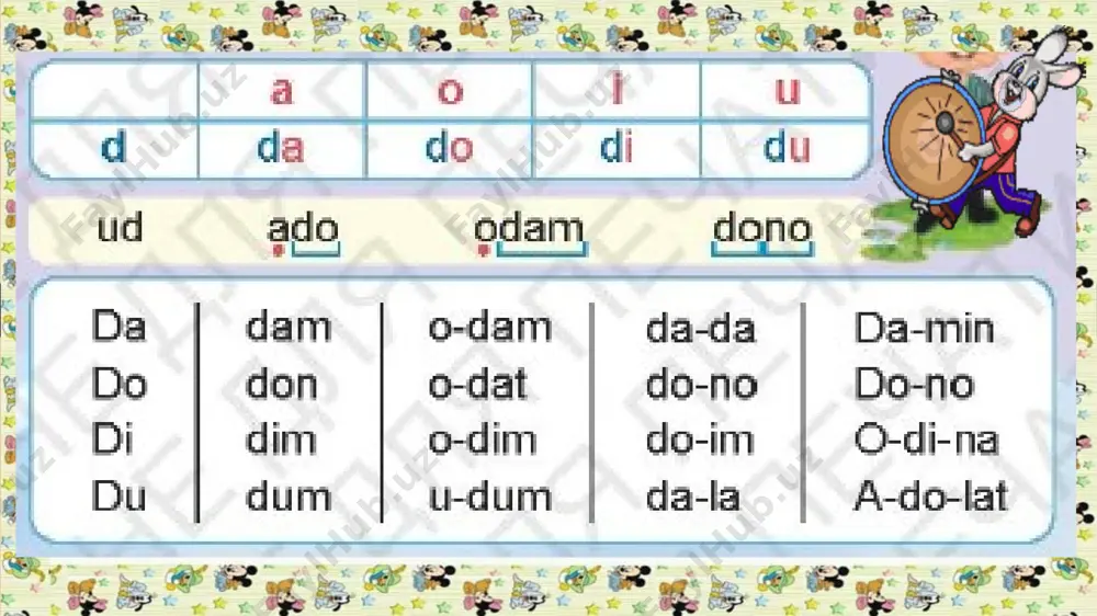 [d] tovushi.d d harfini mustahkamlash. - Page 5