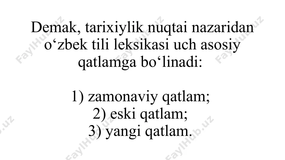 hi mumkin. tilda narsa-hodisalarni ifodalovchi birdan ortiq so`z bo`lsa, til qonuniyatlari talabiga javob beradiganlari iste'molda qolib, boshqasi sekin-asta iste'moldan chiqa boshlaydi va u o`z sinonimiga nisbatan eski so`zga aylanadi. demak, sinonimlar nutqda bir xil, teng ishlatilmasligi natijasida ulardan ba'zilari arxaizmga aylanadi shuningdek, eskirgan leksik birliklar deganda faqat va faqat so‘zlar tushunilmaydi. qo‘shimchalar ham eskirishi tabiiy holdir. frazemalarda ham bu tabiiy holdir. ular o‘rnini til talabi bilan boshqa ma’nodoshi egallaydi. neologizm – (yunoncha – neo - yangi, logizm - tushuncha) tilda yangi paydo bo‘lgan va yangilik bo‘yog‘ini yo‘qotmagan so‘zlardir neologizmlar vaqt o‘tishi va iste’moldagi so‘zlarimiz qatoriga qo‘shilishi bilan o‘zlashma so‘zlarga aylanadi. neologizmlarni o‘rganuvchi fanni esa neologiya deyiladi. hozirgi kunda neologizmlar ustida ish olib borib va hozirgi kun neolgizmlarini yig‘ib lug‘at holatida chiqarilsa, u muayyan vaqt davomiyligida neologizm holatida turishi mumkin, ammo keyinchalik o‘zlashma so‘zlar lug‘atiga aylanadi. neologizmlarning tilda paydo boʻlishi va yoʻqolishi uning tilga qabul qilinganligida yoki lug’atlardan joy olganligida namoyon …