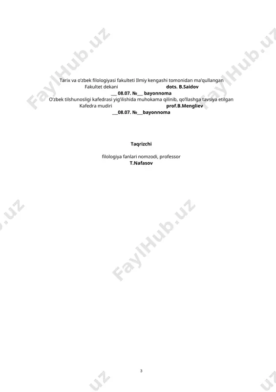 iy iftixor ruhini beradi. bu esa hammaga ham yoqavermaydi, zo`ravonlik bilan tuzilgan ko`p millatli imperiyalar uchun esa u o`ta xavflidir. lekin mustaqil taraqqiyot yo`liga o`tgan millatlar uchun bu g`oya milliy ravnaq yo`lchi yulduzlaridan biriga aylanmog`i zarur. zeroki, ona tili grammatik qurilishini to`g`ri talqin qilish bilan kimsa ongidagi milliy tafakkur tarzi va milliy mafkura urug`larining parvarishiga, ularning gullab yashnashiga erishish mumkin. buning uchun ona tili grammatik qurilishi talqini sof milliy mohiyatli bo`lmog`i lozim. bugun milliy istiqlol sharofati bilan vatanimizda ona tilimizning shunday talqinini yaratishga mustahkam poydevor yaratildi - ona tilimizning milliy tabiatini ochib berishga qaratilgan ilk tizimlar ishlab chiqildi, jiddiy qiyinchiliklar bilan bo`lsa-da, ta`lim tizimiga joriy etilmoqda va ommalashmoqda. qiyinchiliklarning eng kattasi shu yo`nalishdagi o`quv-metodik adabiyotning yo`qligidadir. zeroki, otaxon tilshunos o.azizov, a.abduazizov, a.irisqulov, a.sodiqov, s.usmonovlarning tilshunoslik nazariyasi o`quv fanidan darslik va ma’ruza matnilari sovet darsliklari namunalarida - o`zbek tili qurilishining "grammatika baynalmilaldir" shiori ostidagi talqiniga tayanib yozilgan.shuning uchun ular hozirgi davr …