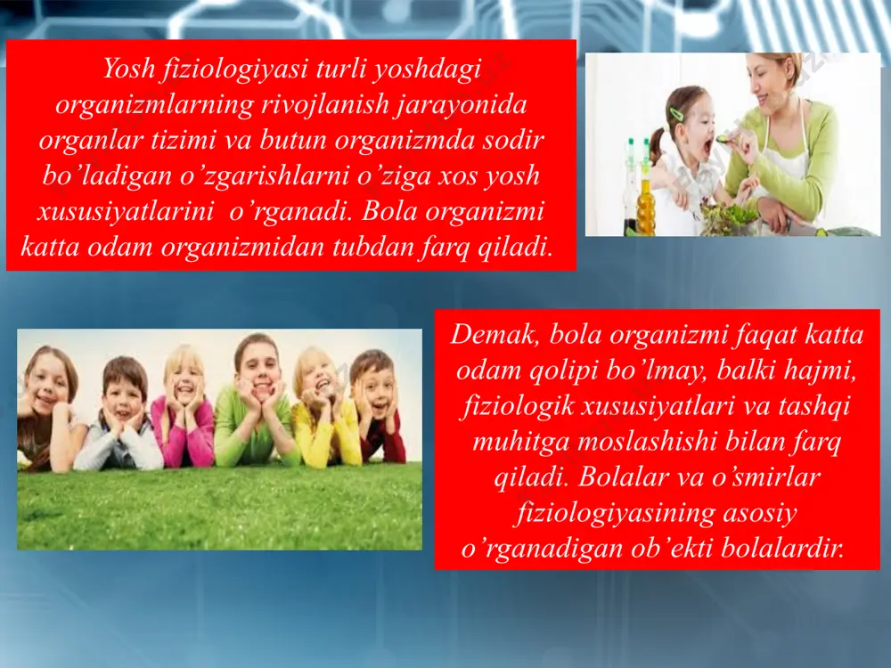 yosh fiziologiya va gigienasi fanining vazifasi - Page 4