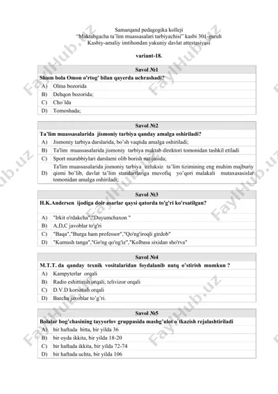 samarqand pedagogika kolleji — DOCX