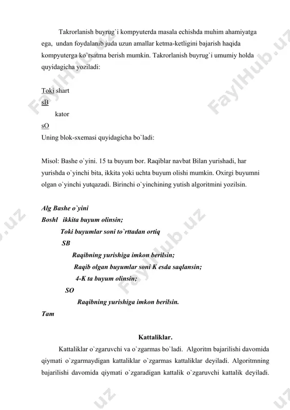 algoritmik til va paskal dasturlash tili - Page 4