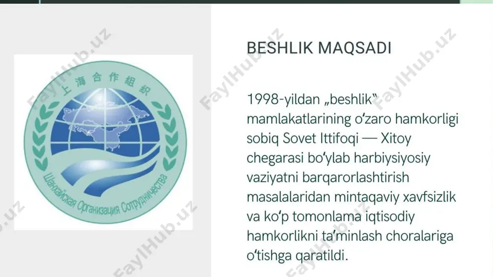 shanxay y hamkorlik tashkiloti - Page 3