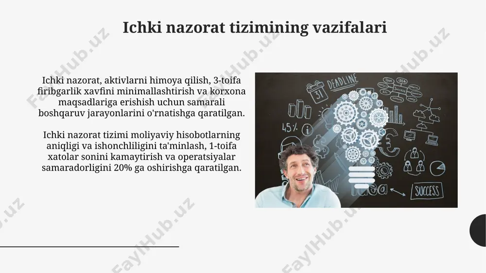 ichki nazorat tiziming maqsad va vazifalari - Page 5