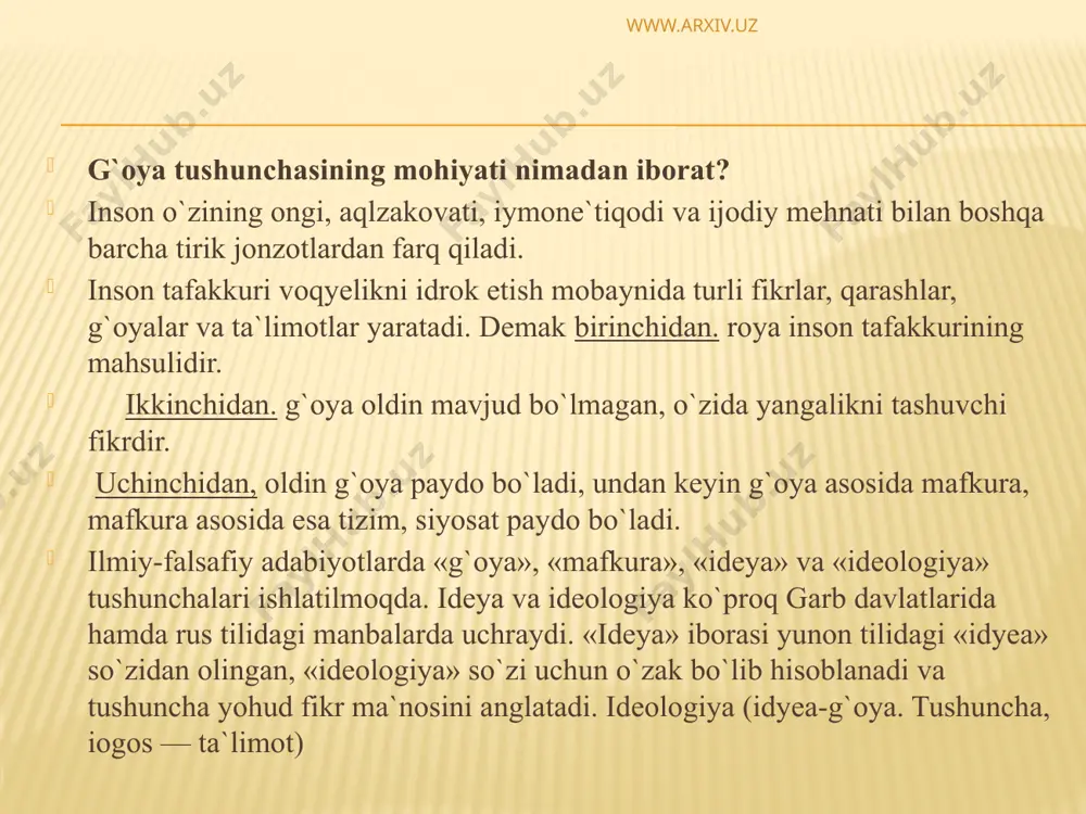 g’oya tushunchasi va uning ijtimoiy mohiyati - Page 5