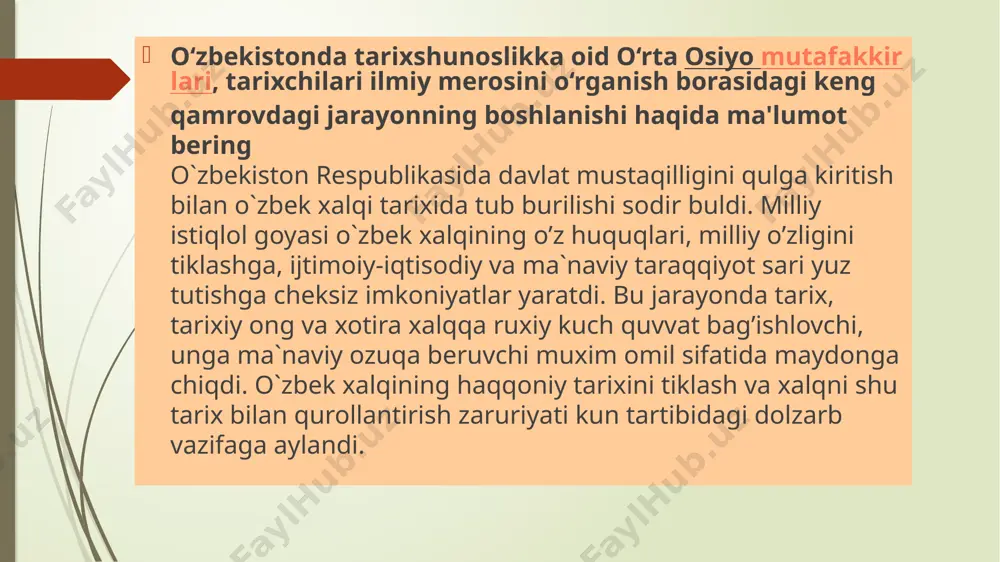 mustaqillik yillarida tarix fanini rivojlanishi - Page 4