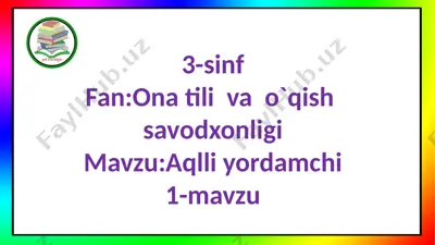 aqlliyordamchi — PPTX