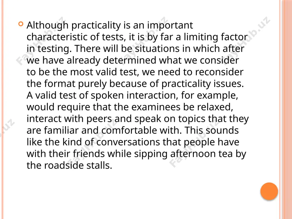 practicality, authenticity and washback of testing and assessment - Page 2