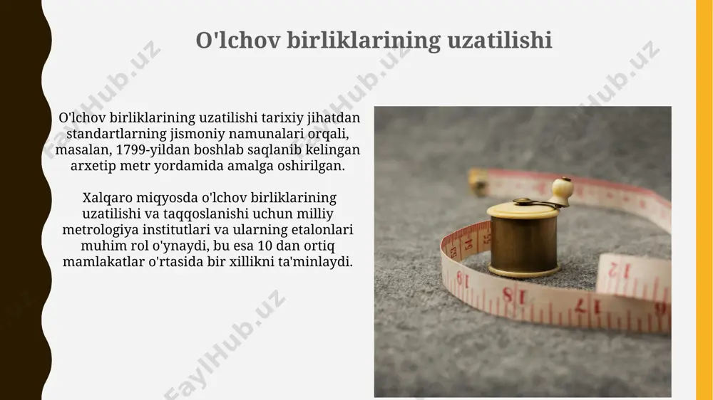 o'lchov birliklarini tiklash usullari - Page 5
