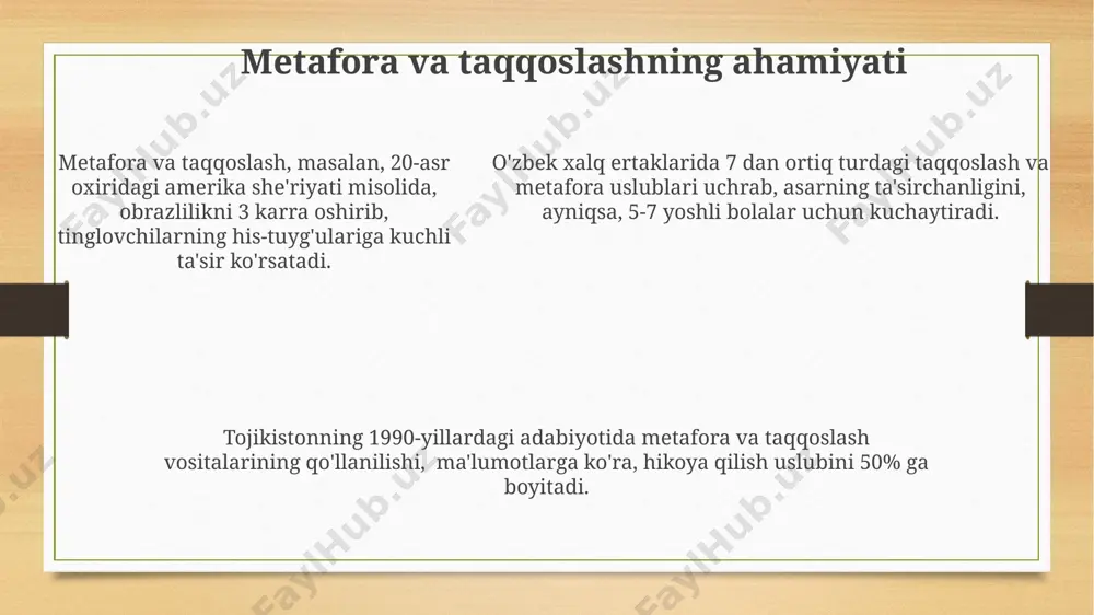 nutqda badiiy tasvir vositalaridan foydalanish - Page 5