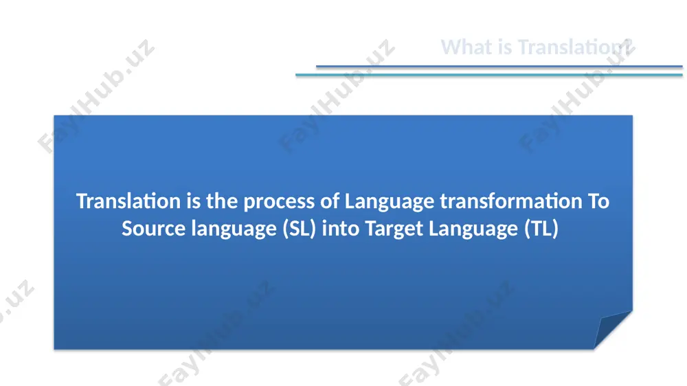 3. faithful translation method of translation semantic translation: which differs from 'faithful translation' only in as far as it must take more account of the aesthetic value of the sl text. 4. semantic translation method of translation adaptation: which is the freest form of translation, and is used mainly for plays (comedies) and poetry; the themes, characters, plots are usually preserved, the sl culture is converted to the tl culture and the text is rewritten. 5. adaption translation method of translation free translation: it produces the tl text without the style, form, or content of the original. 6. free translation method of translation idiomatic translation: it reproduces the 'message' of the original but tends to distort nuances of meaning by preferring colloquialisms and idioms where these do not exist in the original. 7. idiomatic translation method of translation communicative translation: it attempts to render the exact contextual meaning of the …