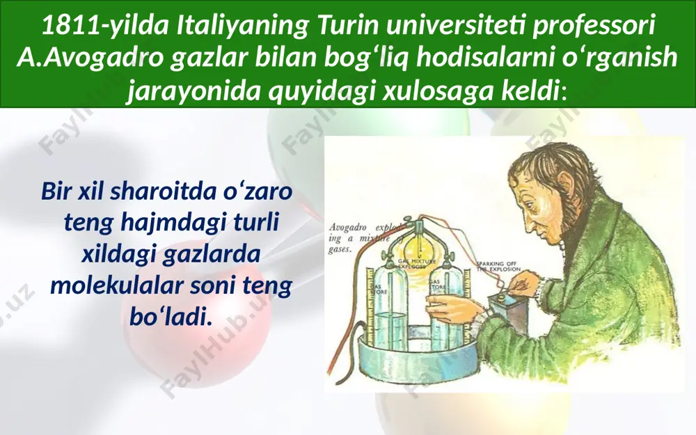 avogadro qonuni. molar hajm. 7 - sinf - Page 4